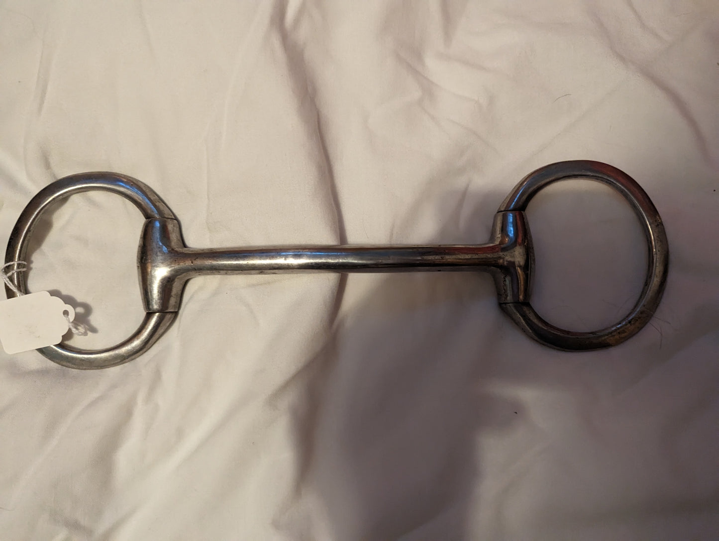 Mullen Straight Bar Eggbutt Snaffle 5.5inch(16)