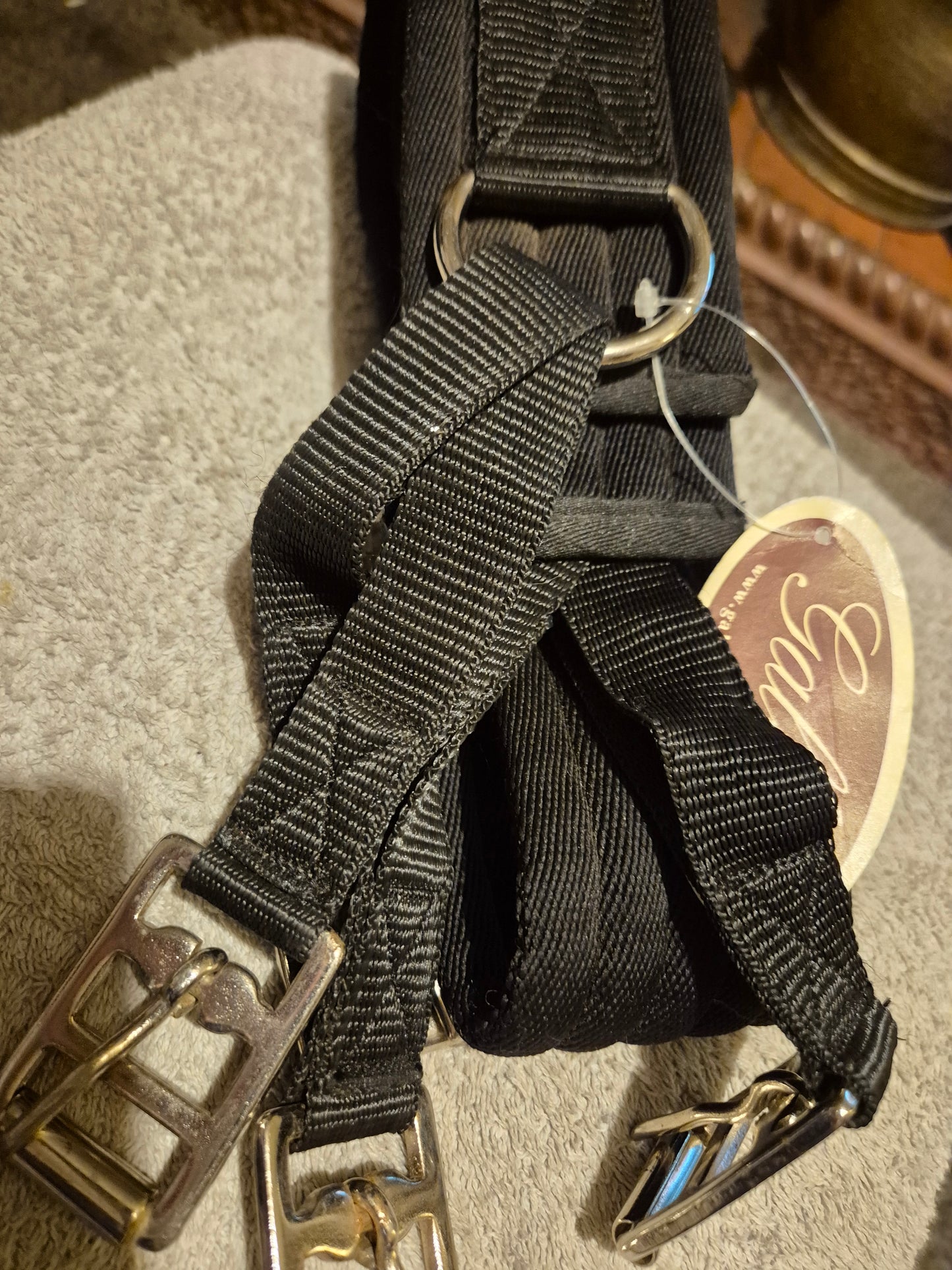 New Gallop 52" Black Humane Girth (73)
