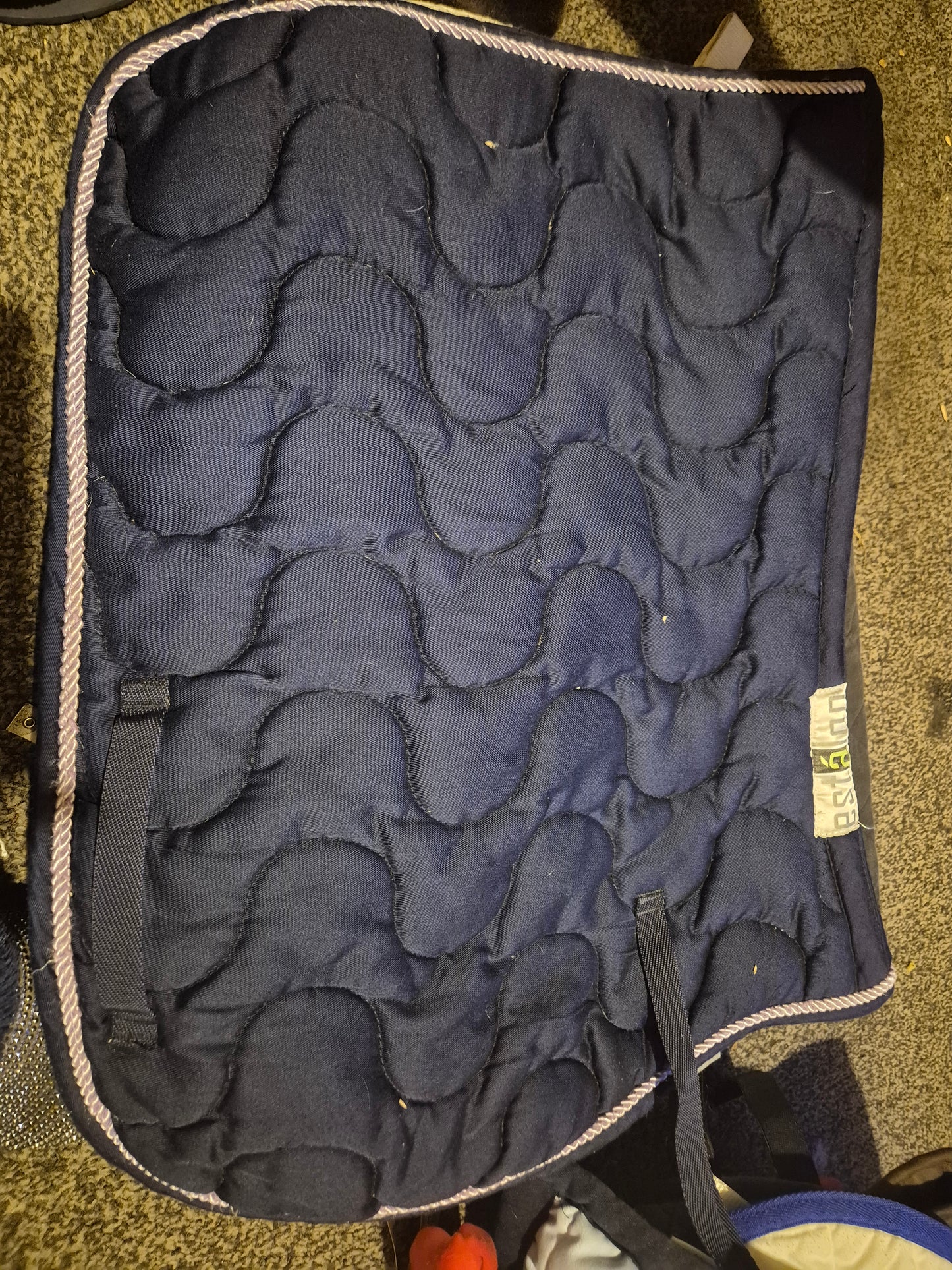 Secondhand Full Estalon Navy Saddle Cloth (58)