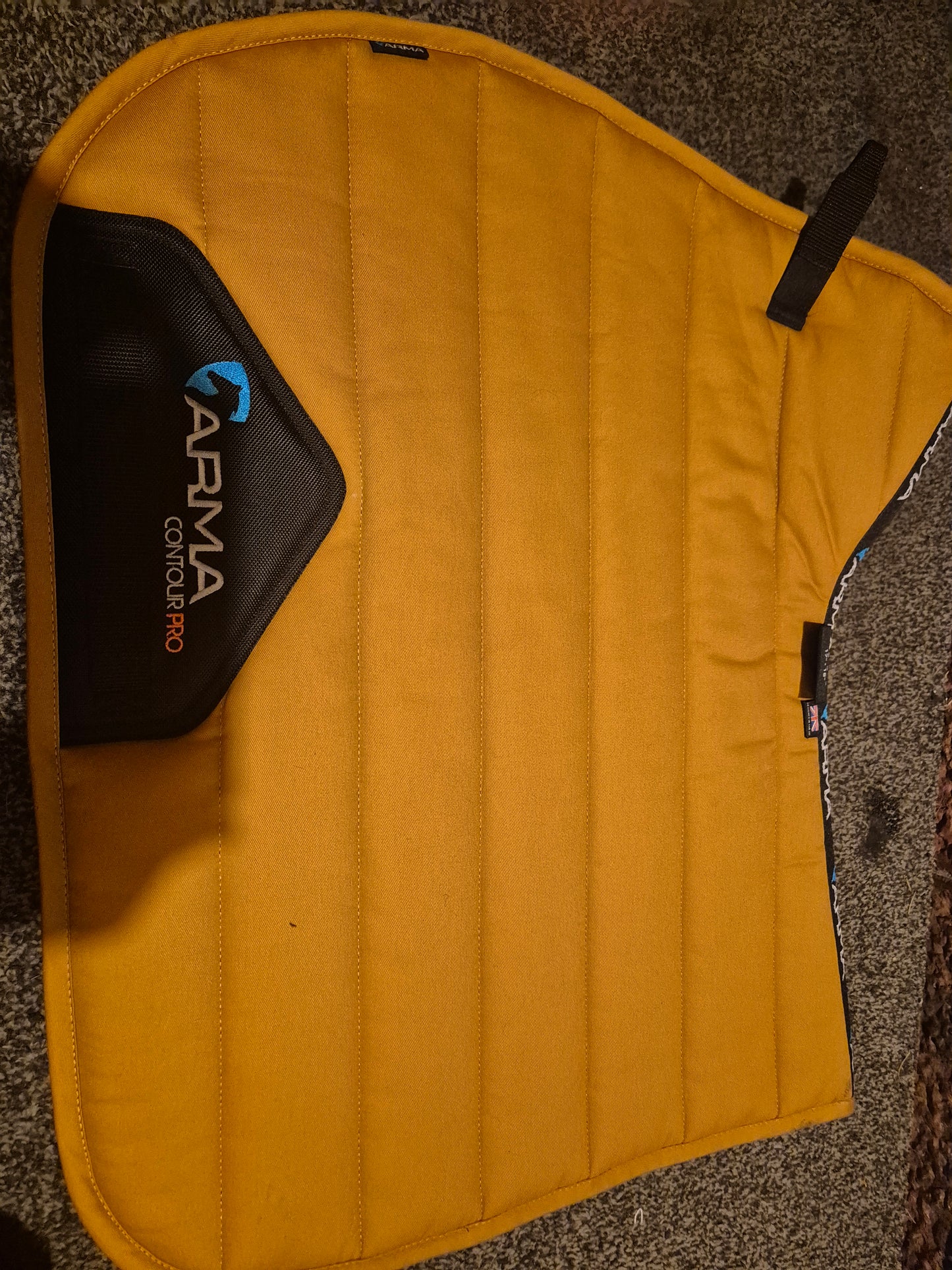 NEW Shires Arma Contour Pro Saddle Cloth- Mustard 17-18" (11)