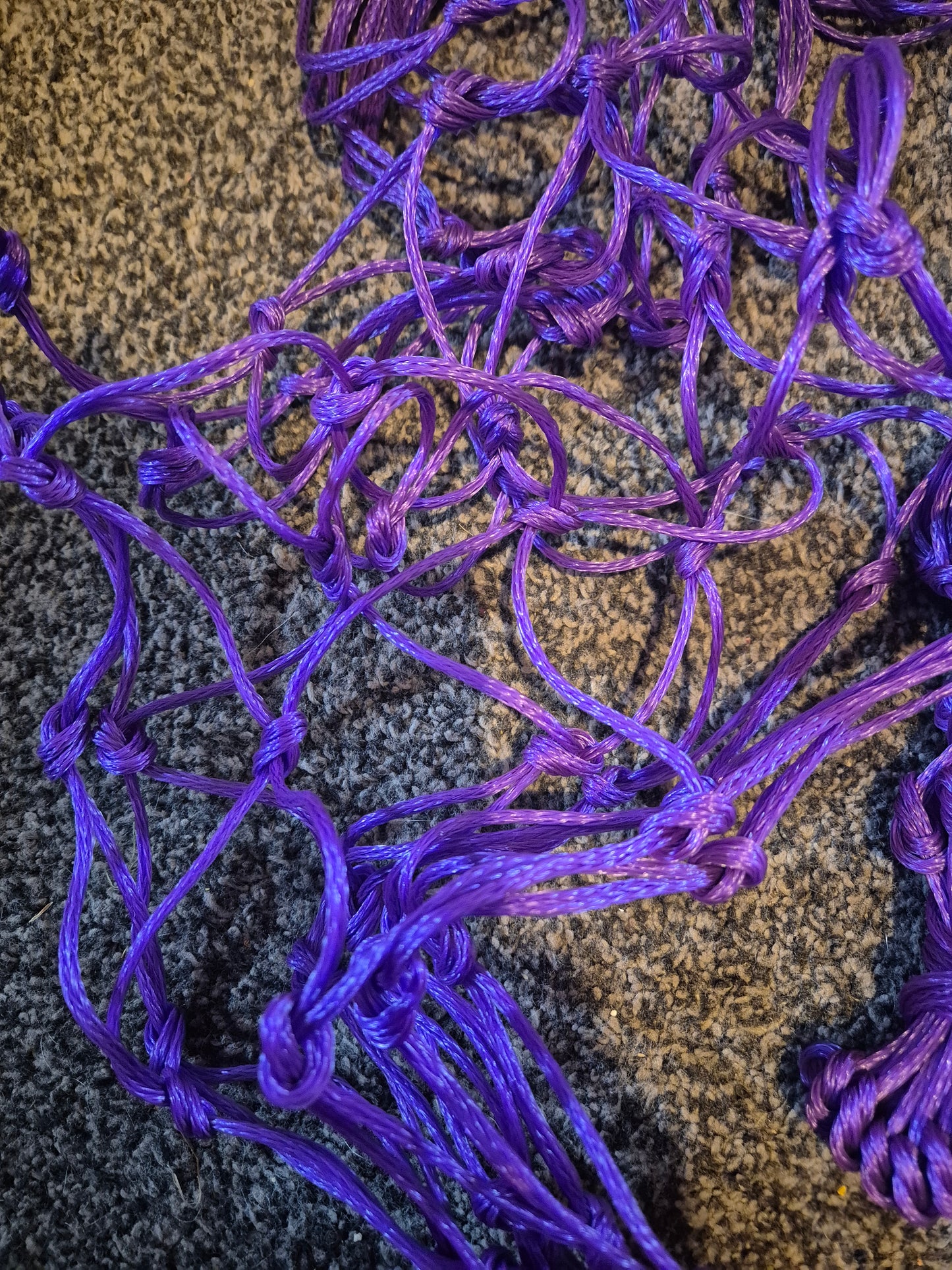 New Purple big holed Haynets (8)