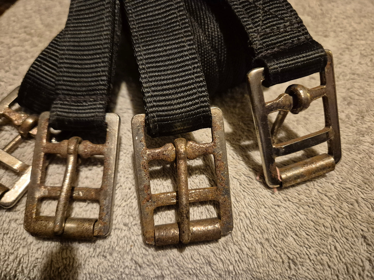 Secondhand 52" Aerborn Black Humane Cotton Girth (72)