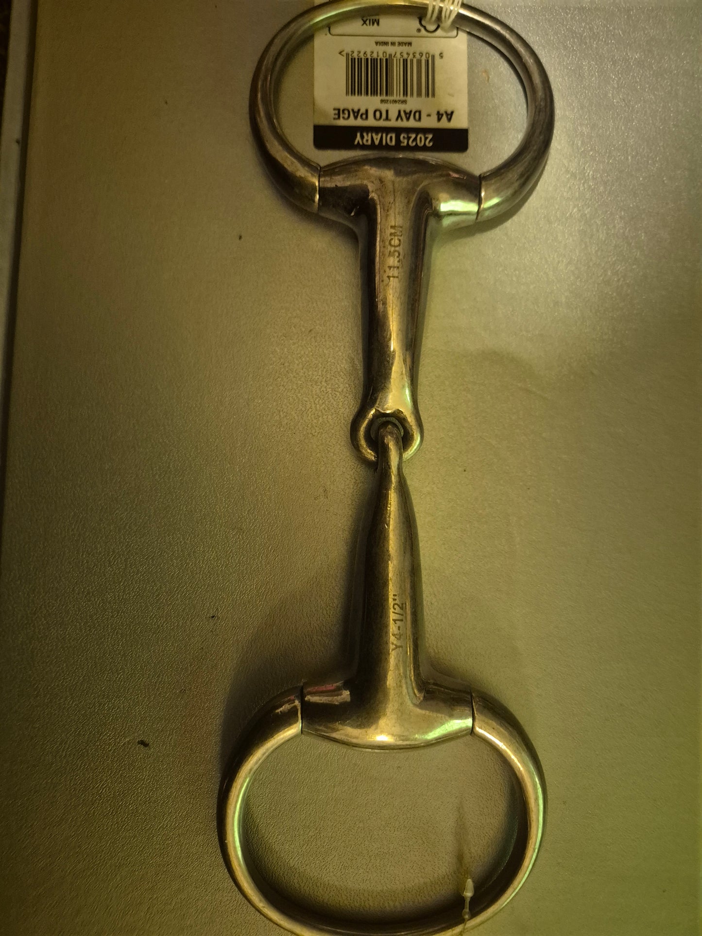 4 1/2 inch hollowmouth Fixed ring snaffle (4)