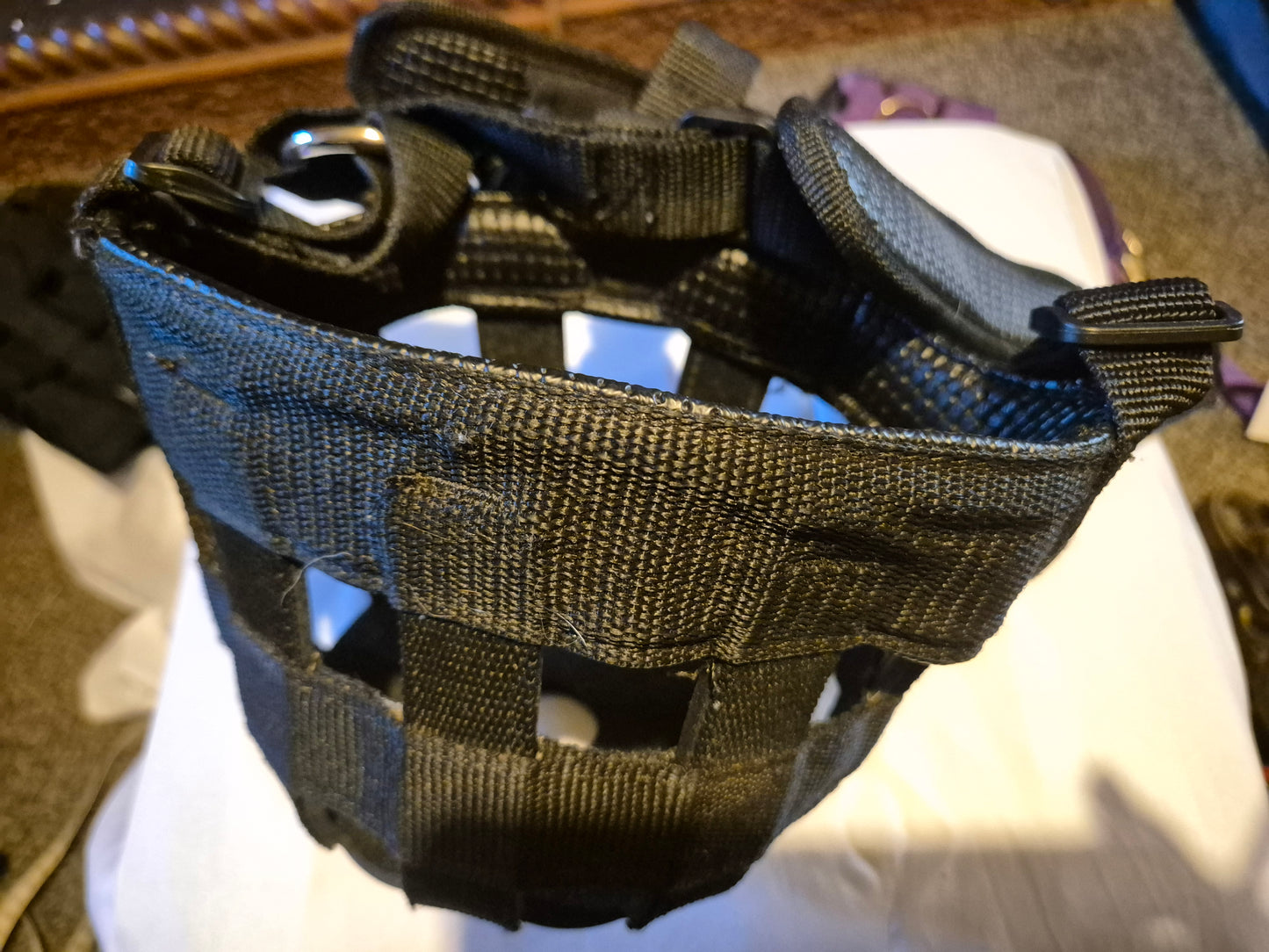 New Shires Black Pony Grazing Muzzle (6)