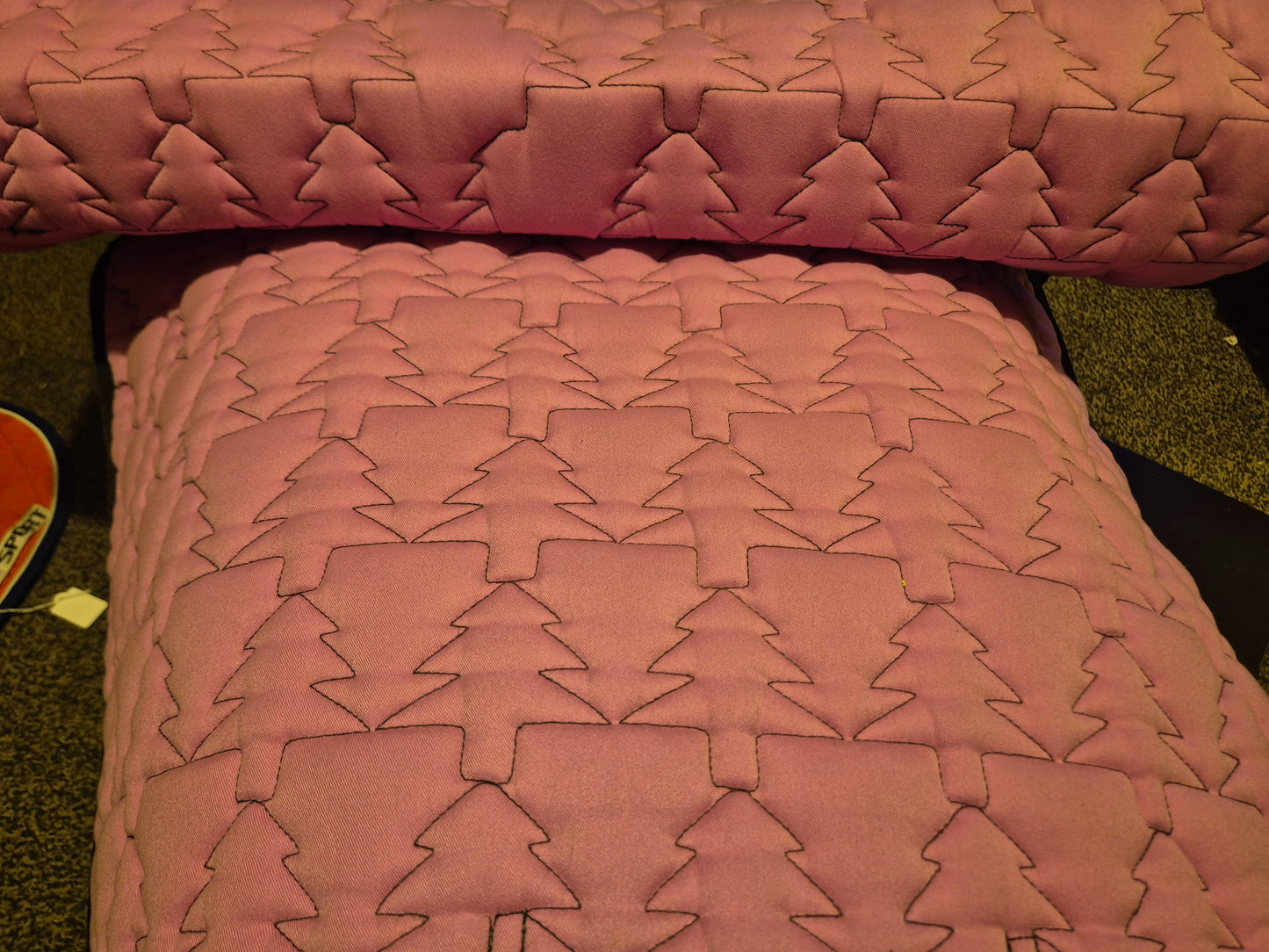 NEW Extra Full Size Light Pink padded Saddle cloth (46)