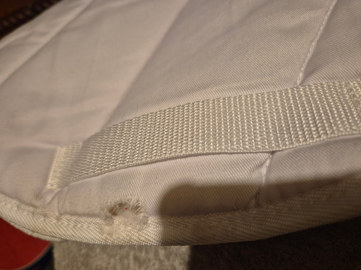 As New Full White unnamed padded Saddlecloth (45)