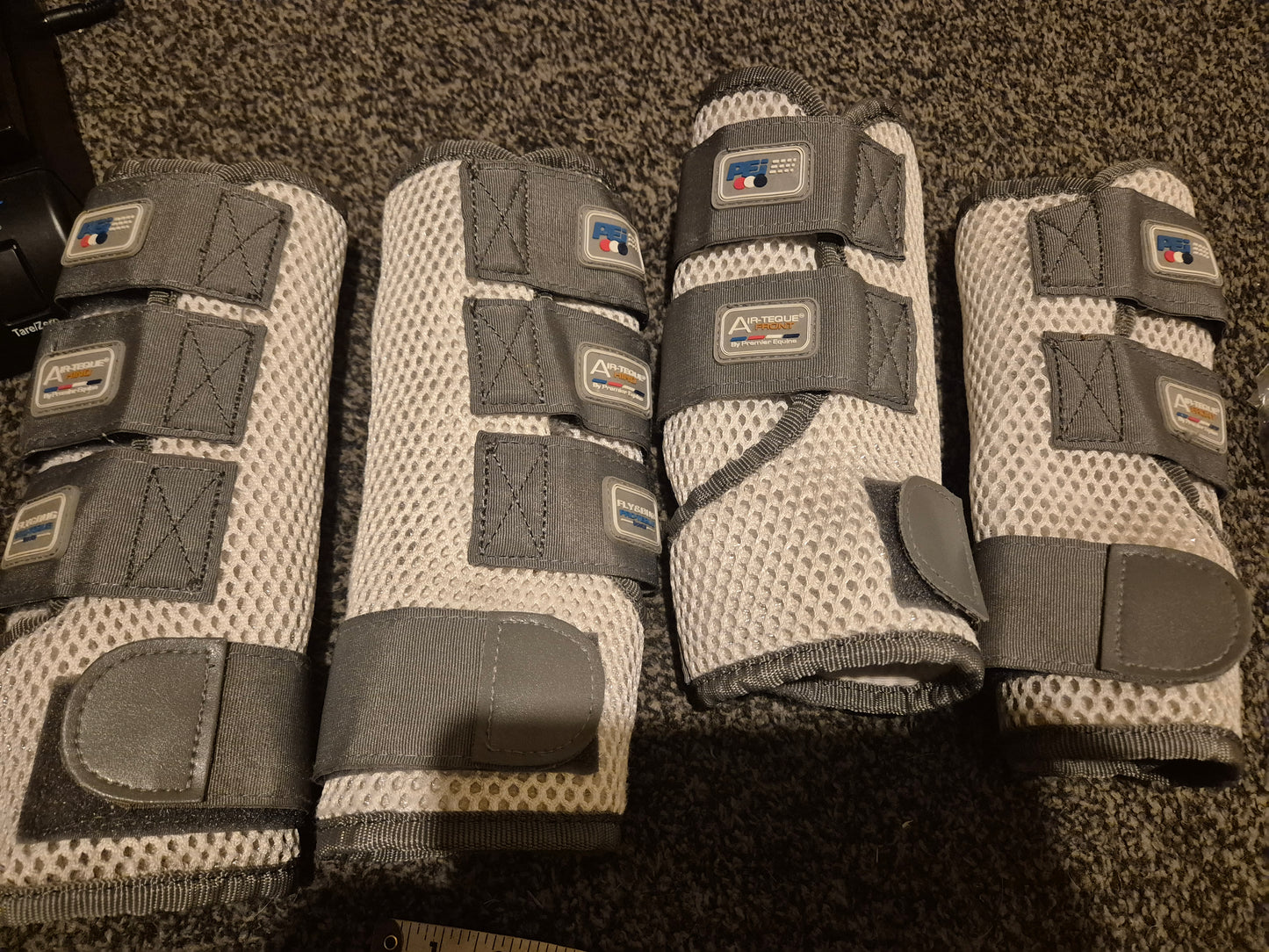 Secondhand Set of 4 Size Small Premier Equine Fly & Bug Pro-Teque Boots (8)