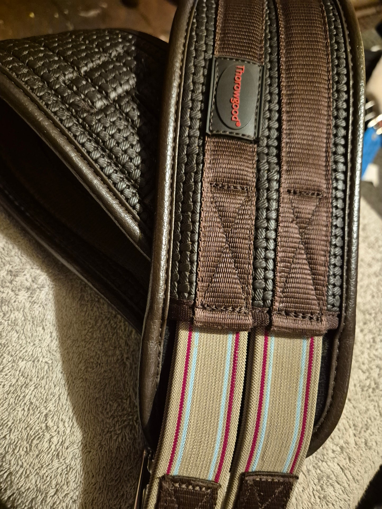 New Thorowgood 46" Neoprene Brown Girth (49)