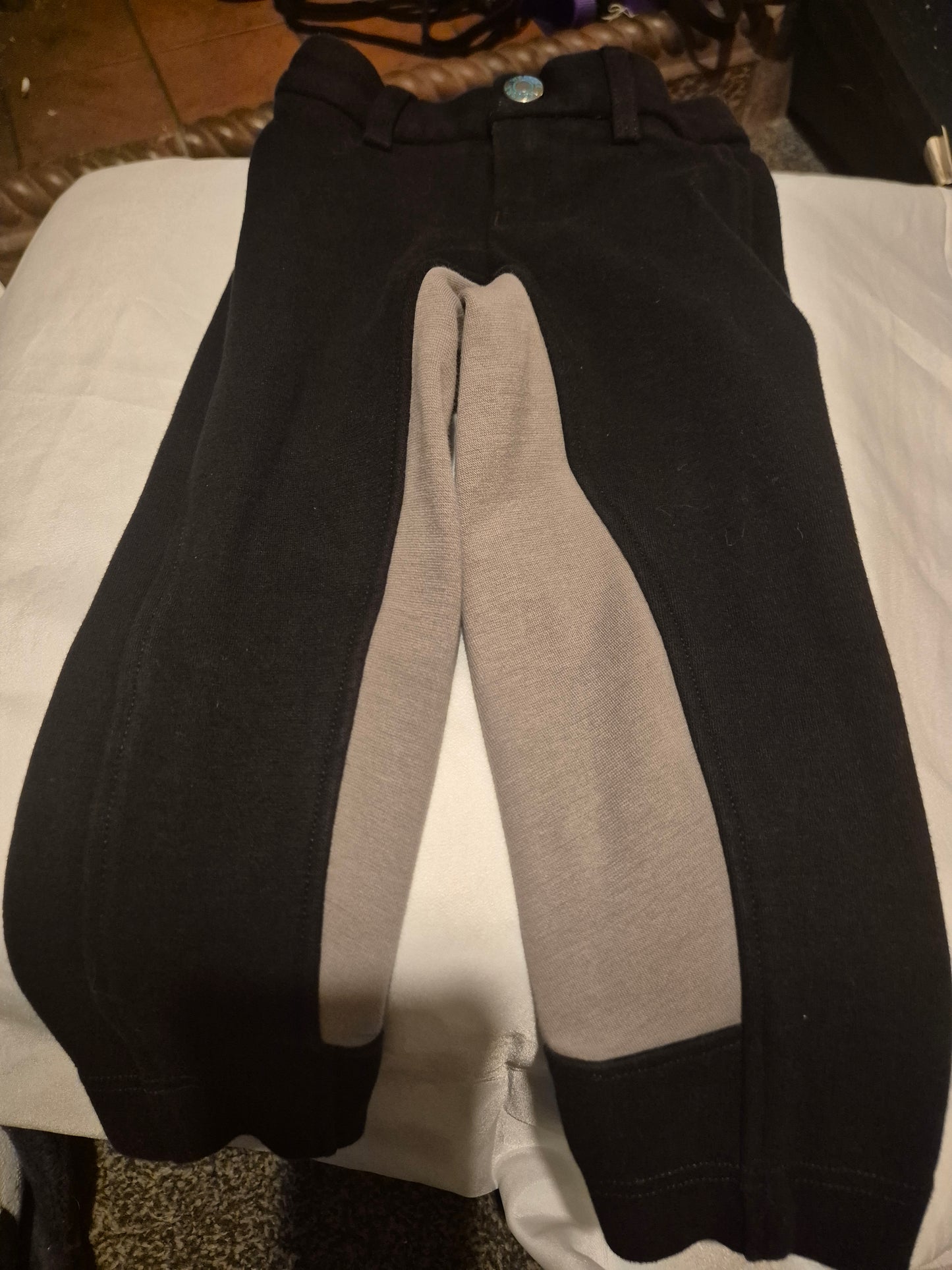 New Wessex Age 2-3 Black & Grey Jodhpurs (9)