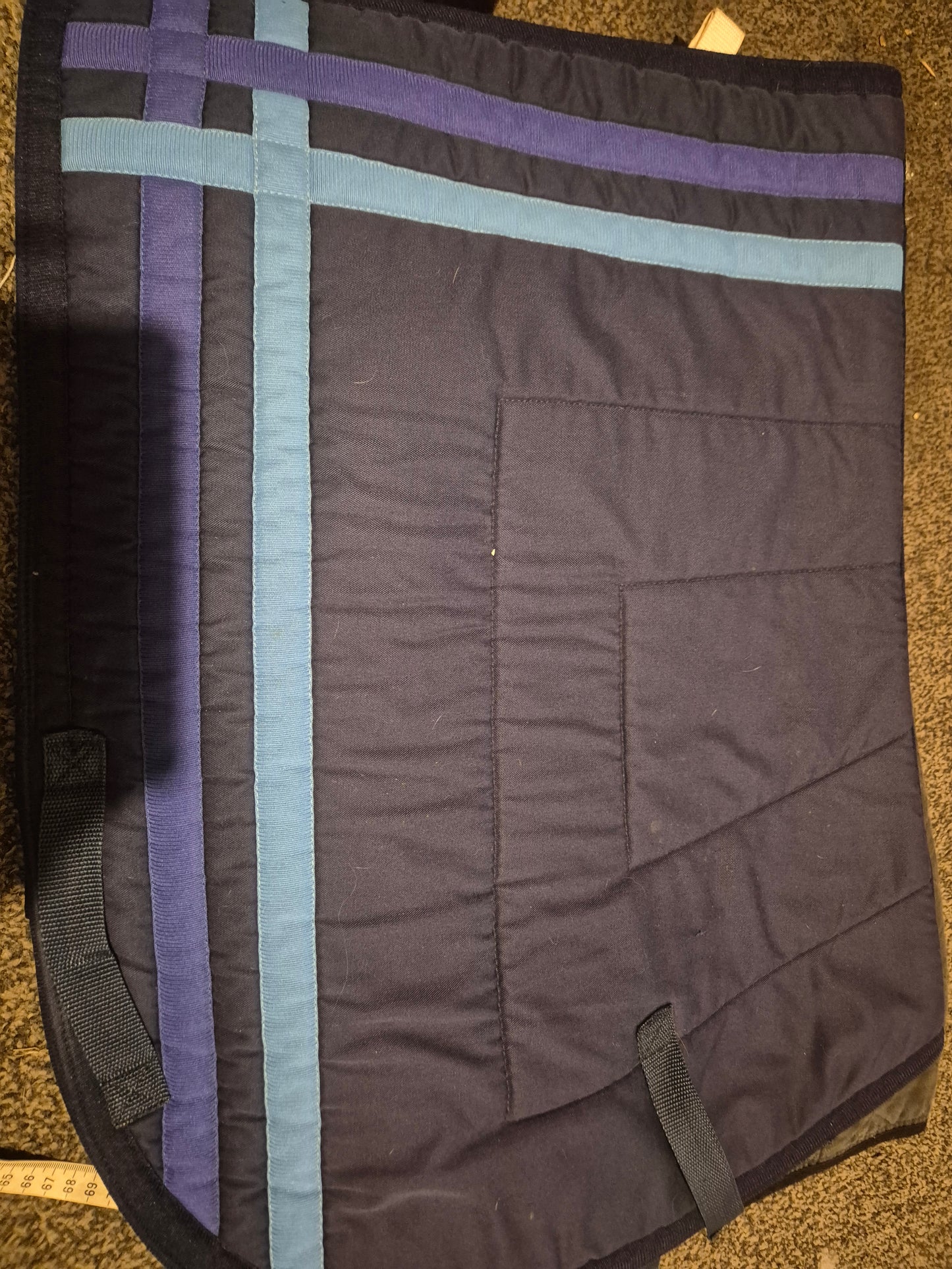 Secondhand Full NagRags Navy Blue saddlecloth (51)