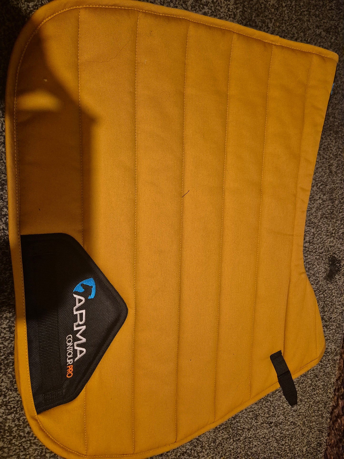 NEW Shires Arma Contour Pro Saddle Cloth- Mustard 17-18" (11)