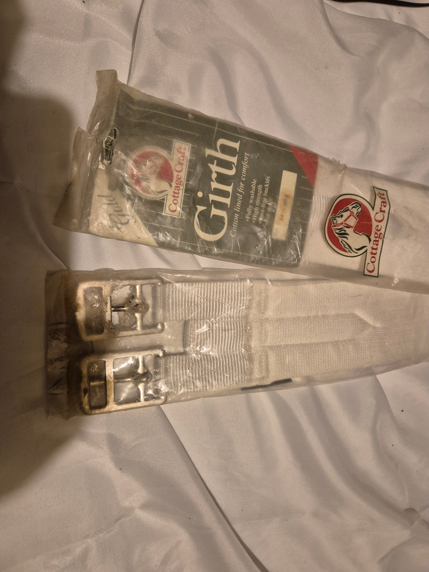 New 54" Cottage Craft White Girth (9)