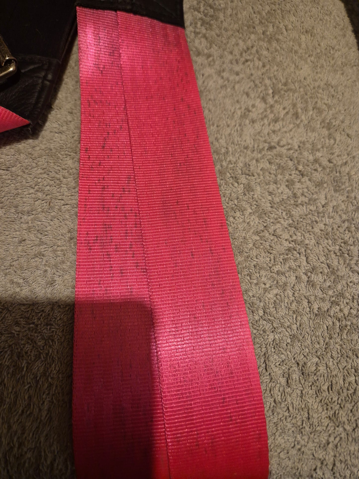 New Pink & Black 48" Flexi Girth (56)