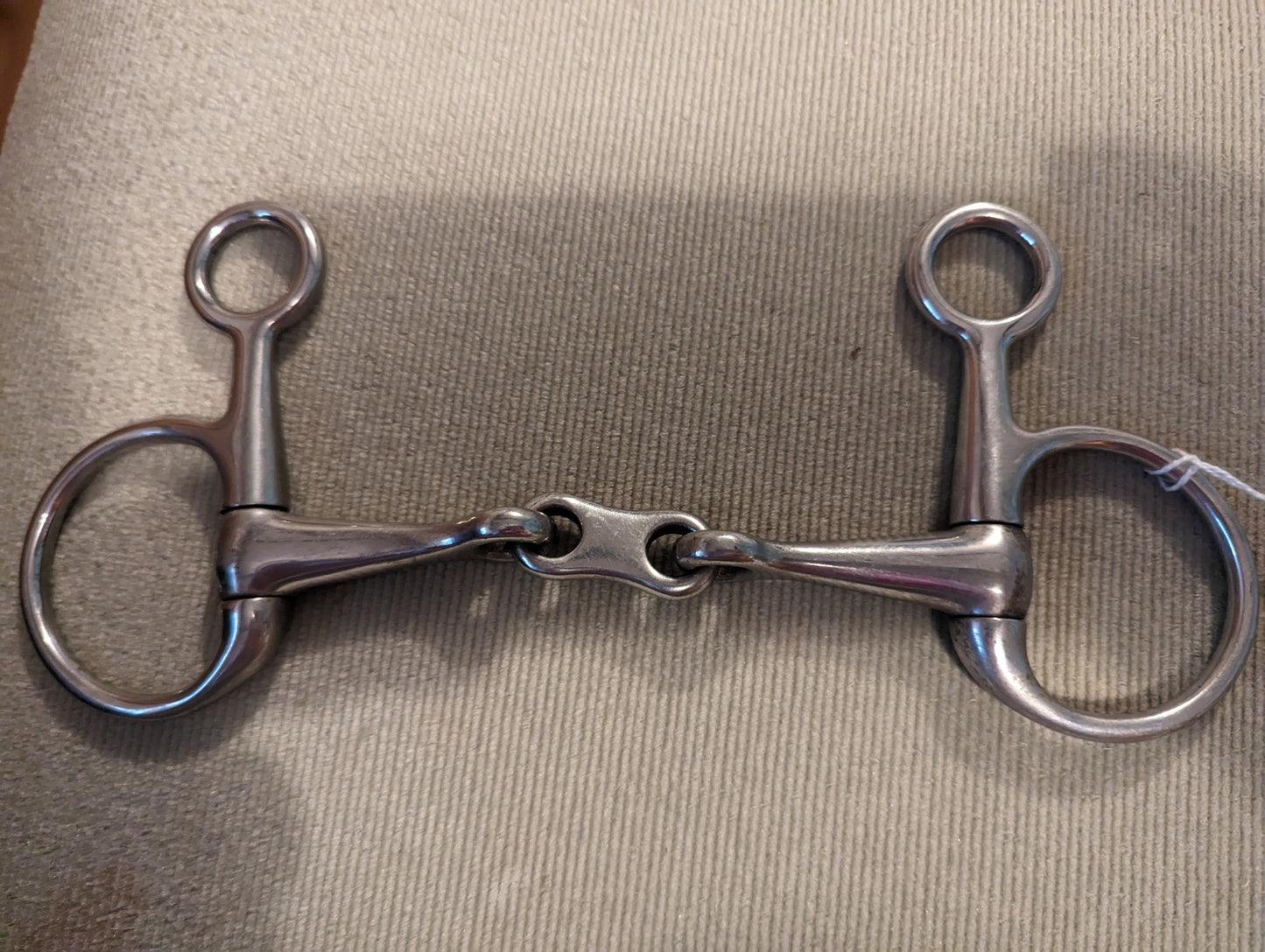 Hanging Cheek 4inch Snaffle Bit with Lozenge (41)