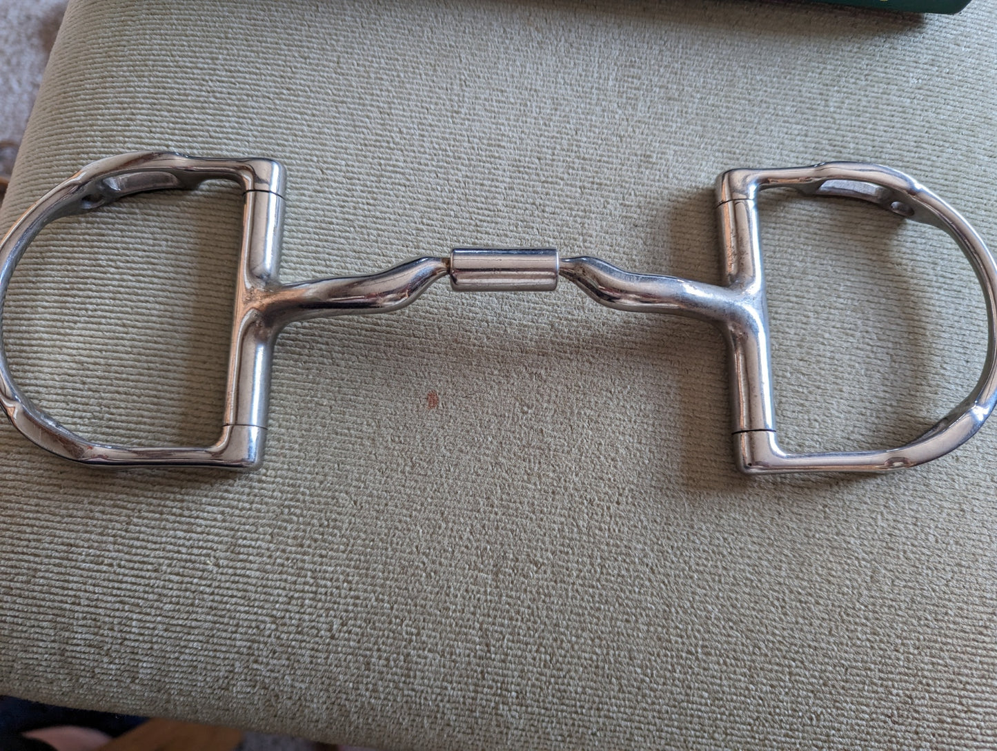 Myler English D Ring Bit with Hooks