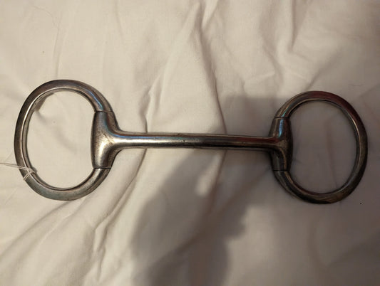 Mullen Straight Bar Eggbutt Snaffle 4.5inch (16)