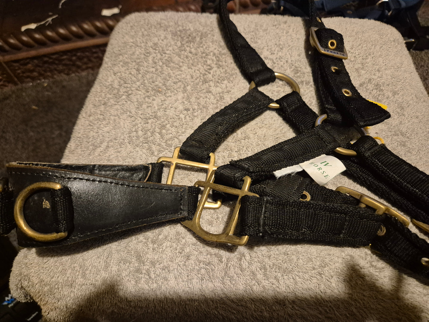 Secondhand Black IV Horse Pony Lunging Cavasson (8)