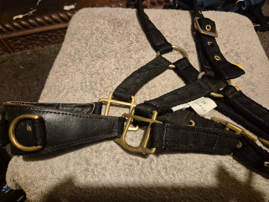 Secondhand Black IV Horse Pony Lunging Cavasson (8)