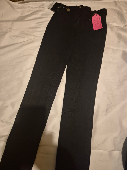 New Black Gallop Childs 24"r Jodhpurs (21)