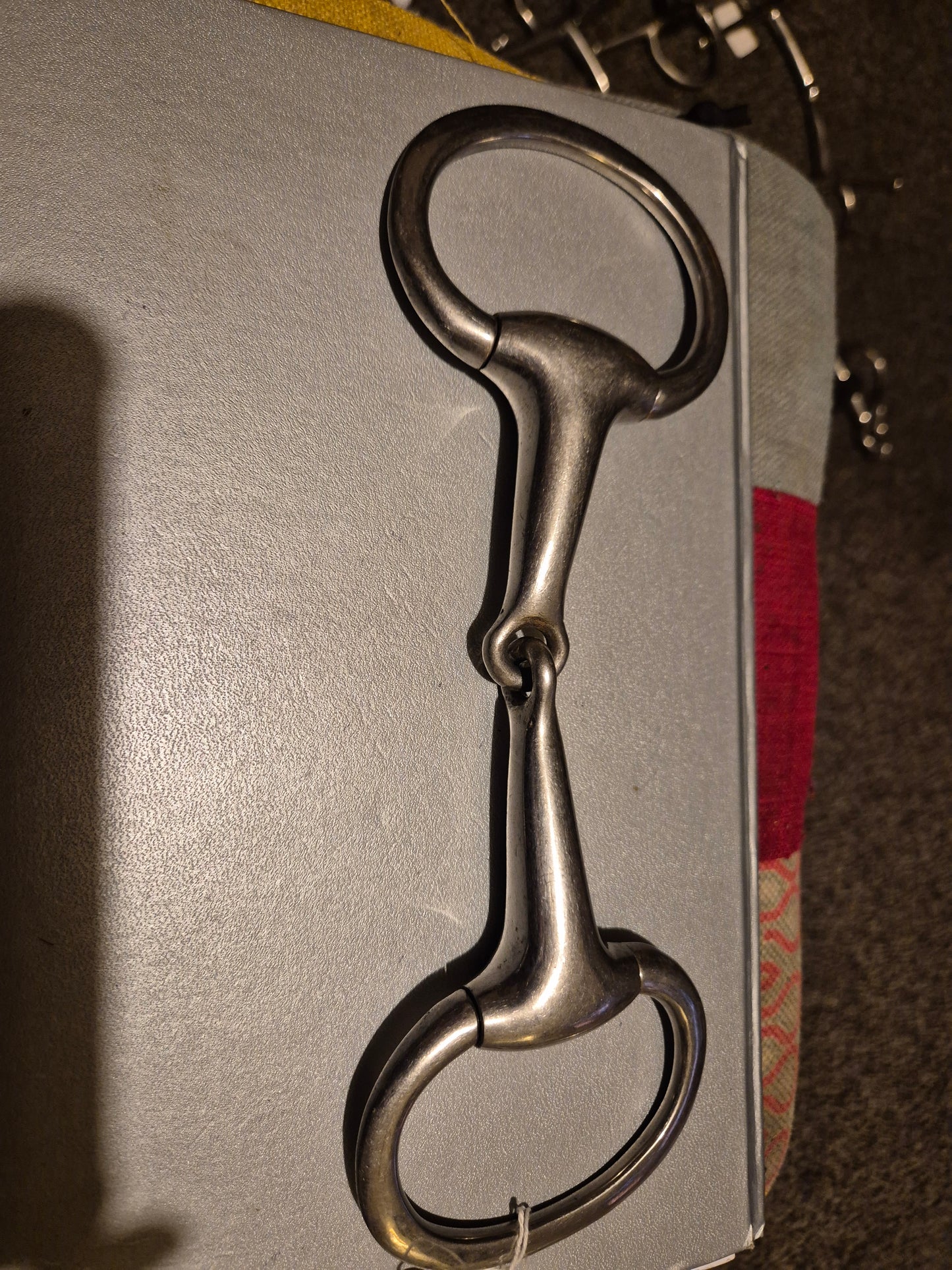 4 3/4 inch Hollowmouth Fixed ring snaffle (4)