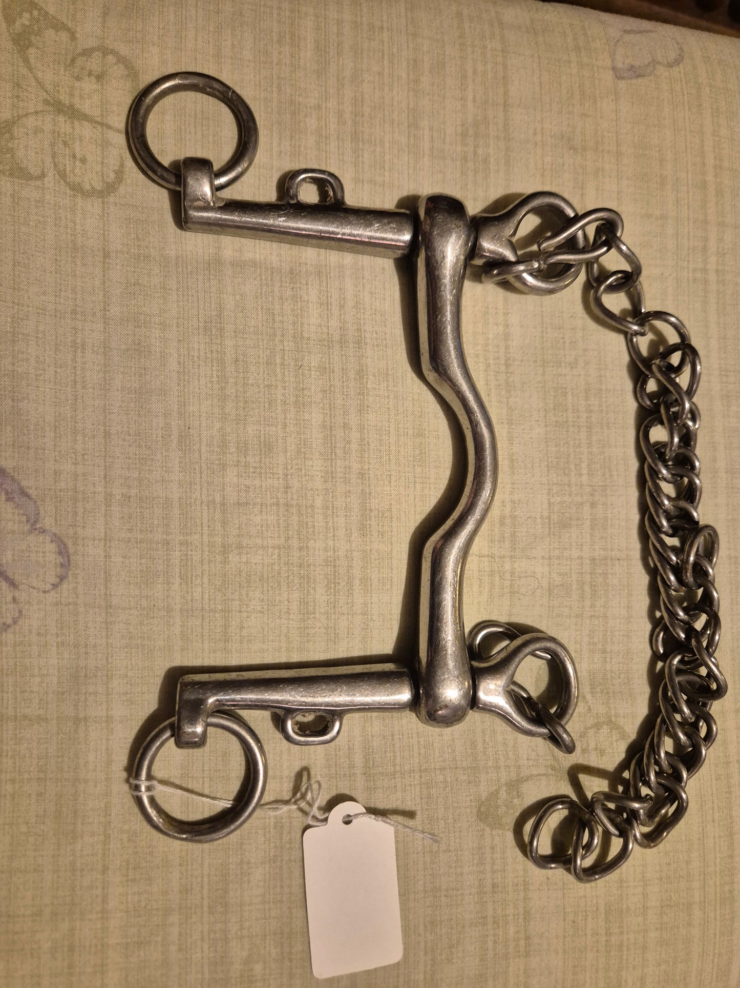 4.5 inch Ported Mouth Pelham with Curb chain (24)