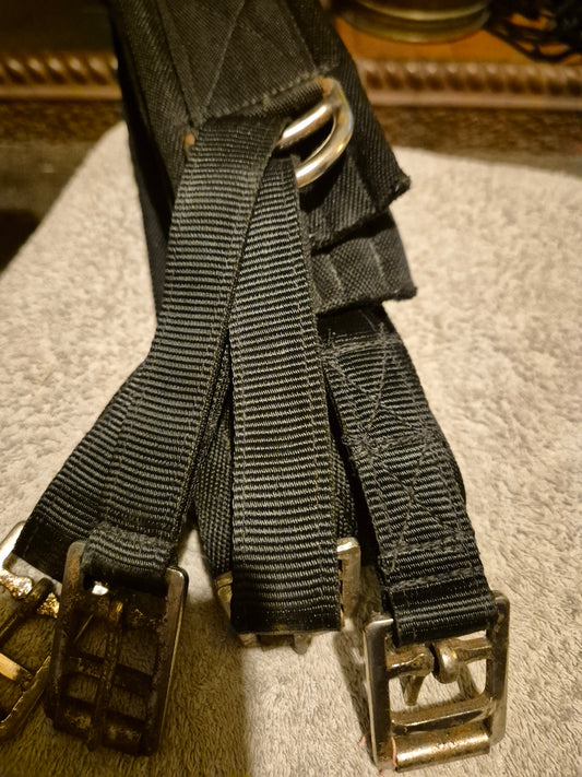 Secondhand 52" Aerborn Black Humane Cotton Girth (72)