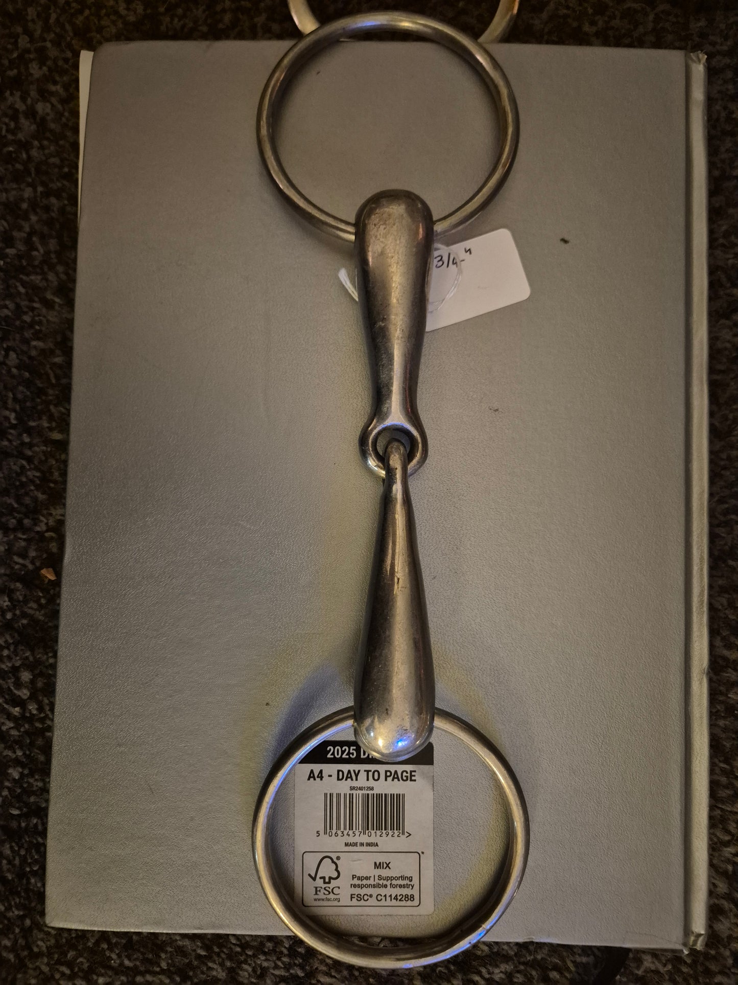 5.45inch Hollowmouth Loose ring Snaffle (3)