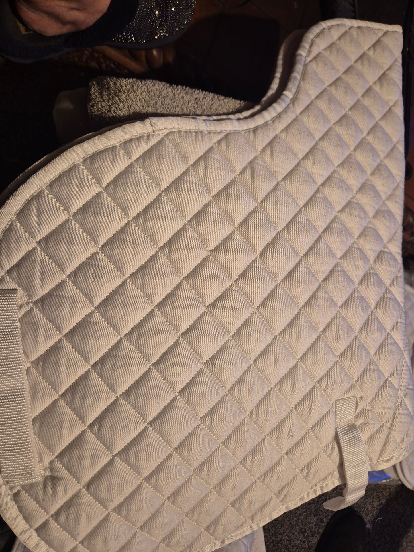 Secondhand Roma Cob White Numnah (36)
