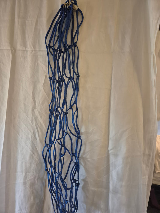 Secondhand Blue large holed haynet (13)