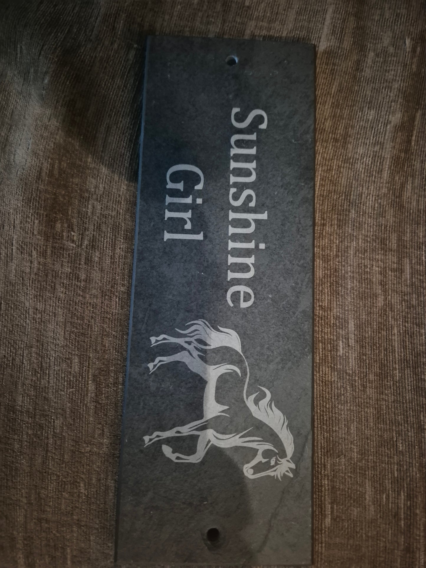 New Slate Stable Name Plaque
