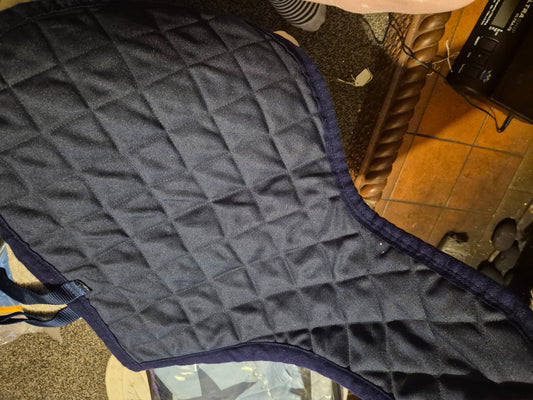 NEW Navy Cob/ Full Numnah (28)