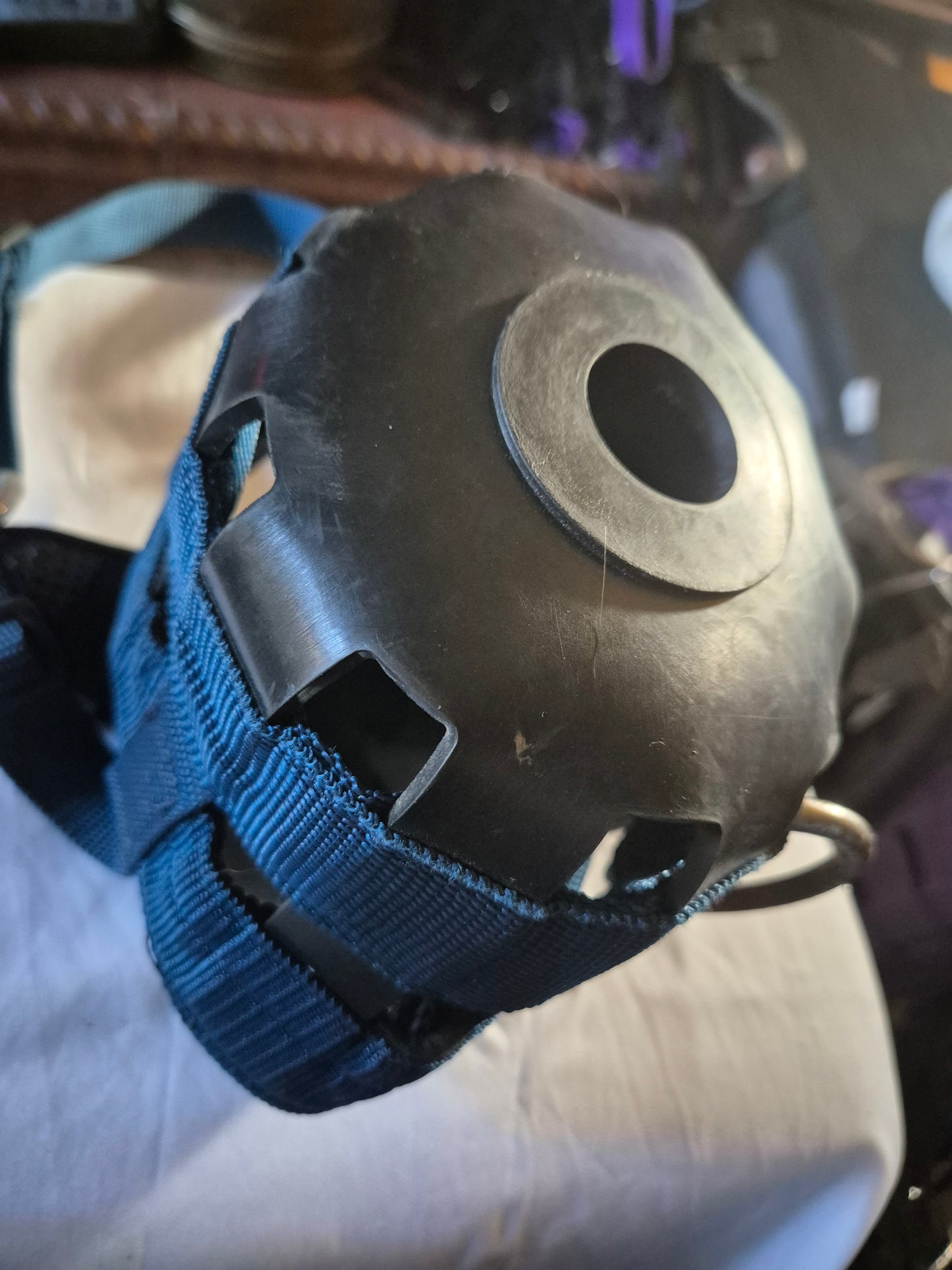 Secondhand XS Navy Grazing Muzzle (3)