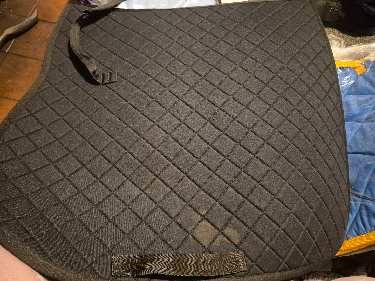 Secondhand Full (like Neoprene)Black Saddlecloth (29)
