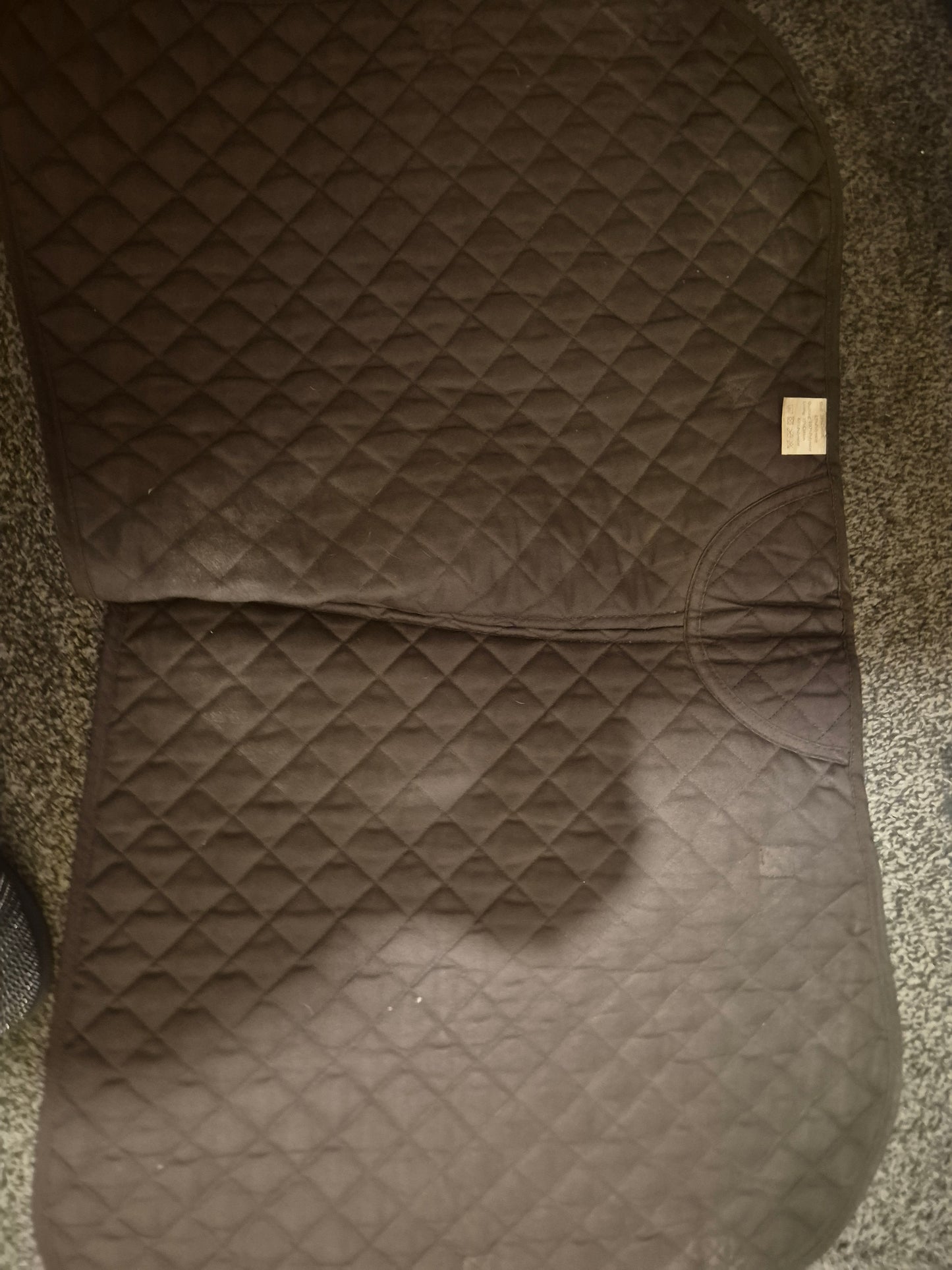 Rhinegold Brown Saddle Cloth - Cob (9)