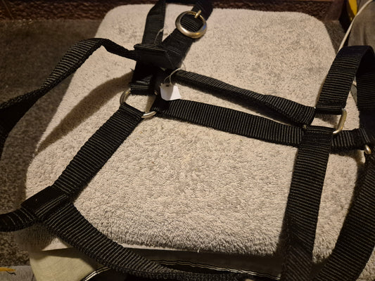 NEW Black XFull Nylon Headcollar (19)
