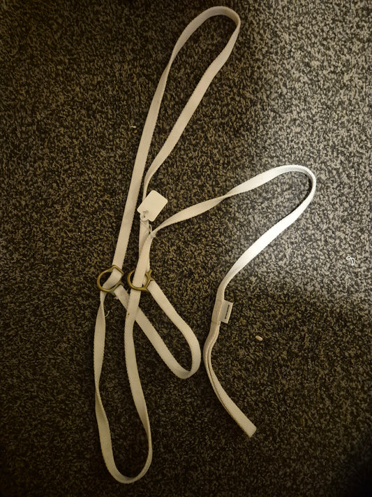 Secondhand IV HORSE Thin Flat White Show Halter (16)
