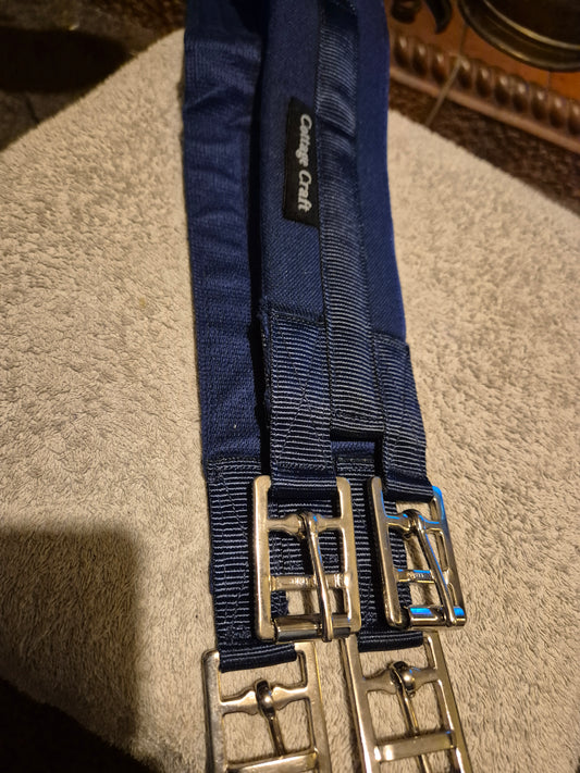 New 41" Cottage Craft Navy Girth (65)