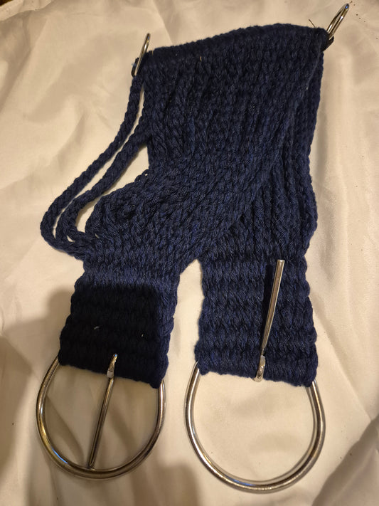 New 32" Navy Western Girth (12)