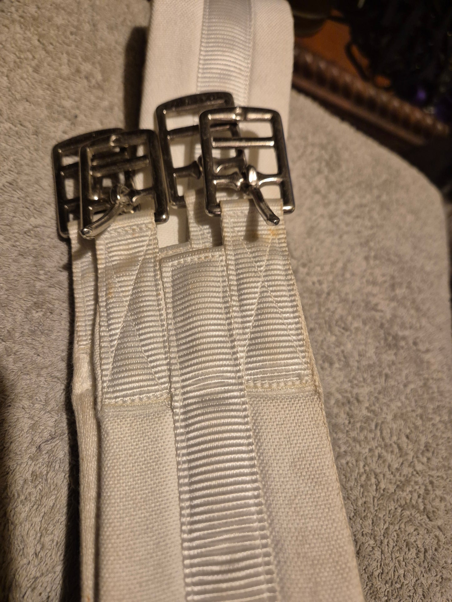 New 52" Cottage Craft White Girth (59)