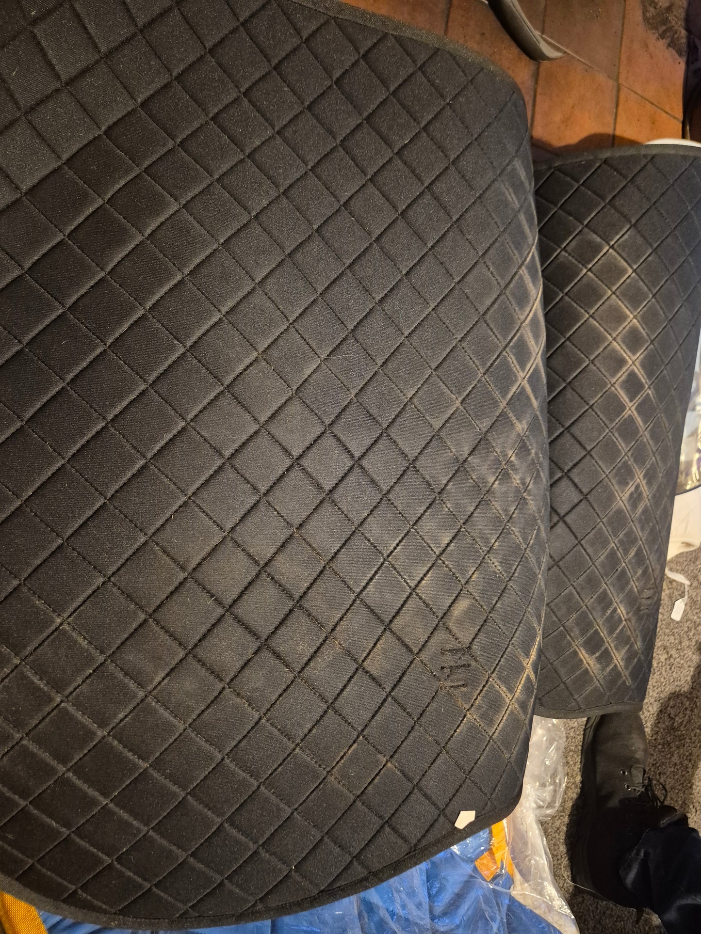 Secondhand Full (like Neoprene)Black Saddlecloth (29)