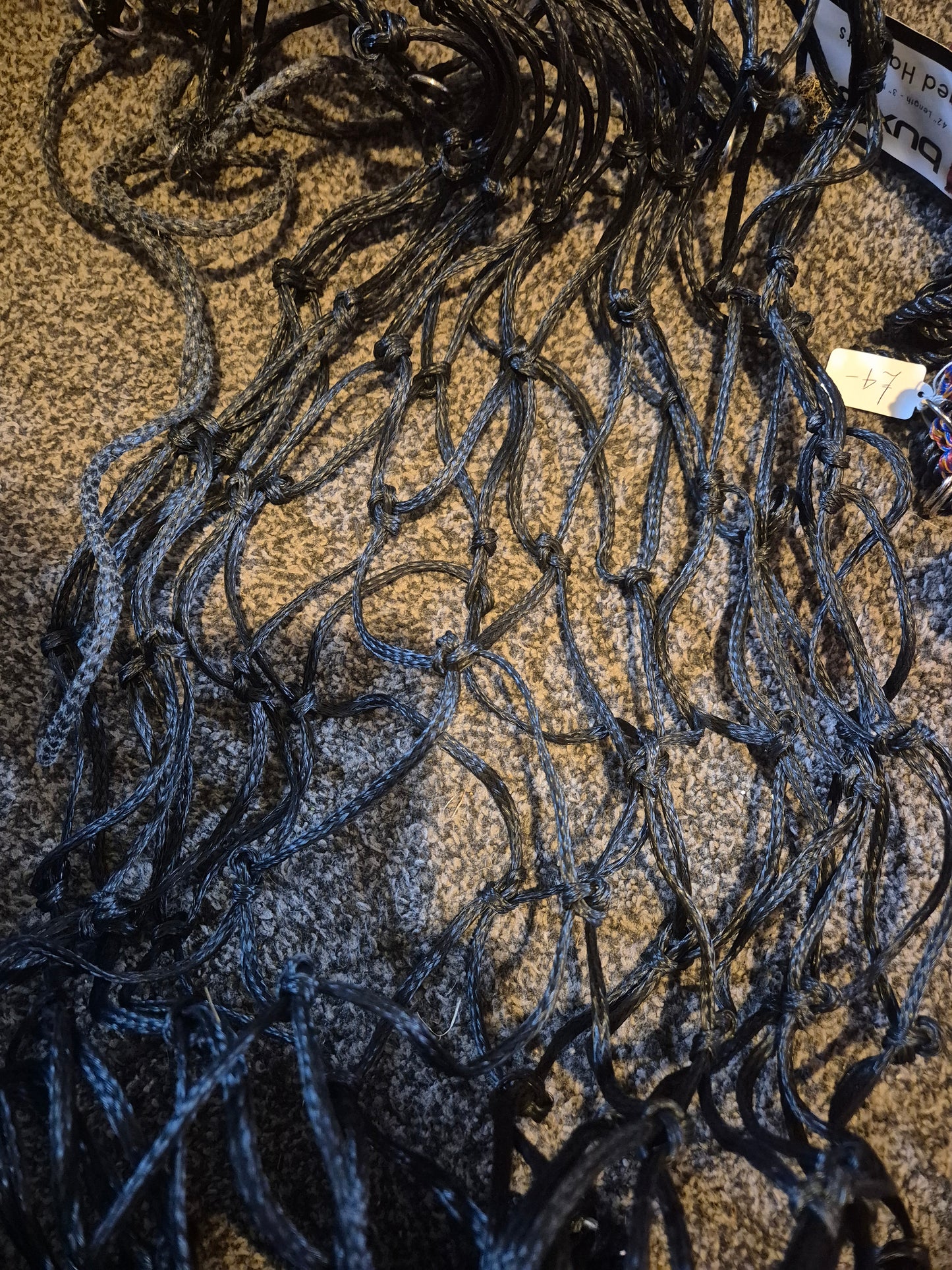 Secondhand Black Large holed Haynet (11)