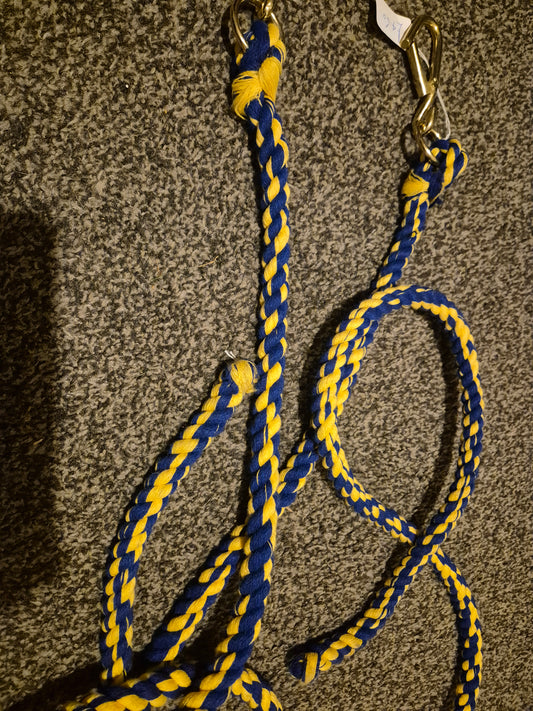 New Navy & Yellow Leadropes (8)