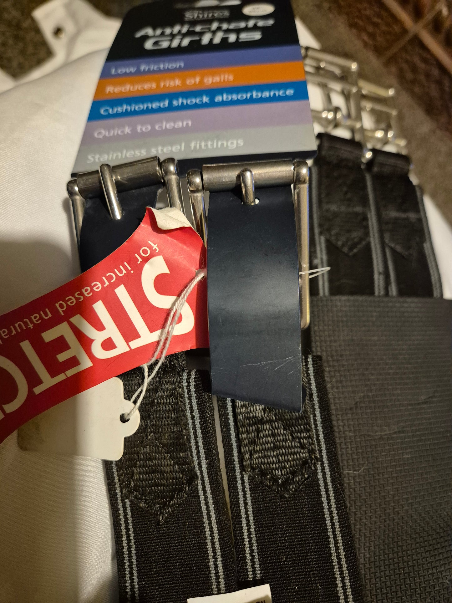 New Black Shires 38" Anti-Chafe Girth (74)