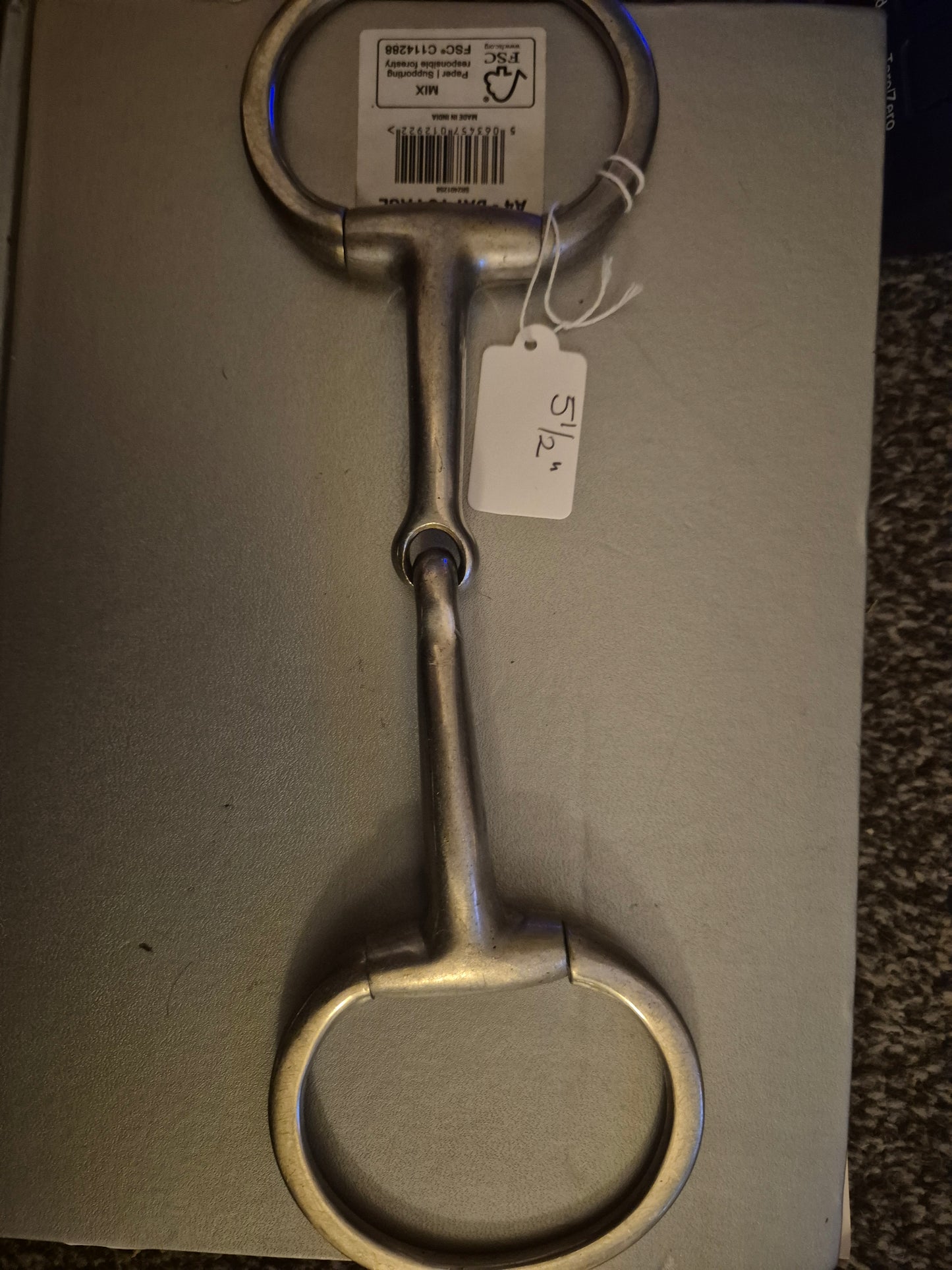 5 1/2 inch Eldonian Snaffle (large ring) (4)