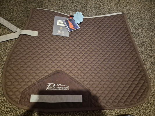 NEW Shires Performance Saddlecloth - Brown- 15-16.5inch (7)