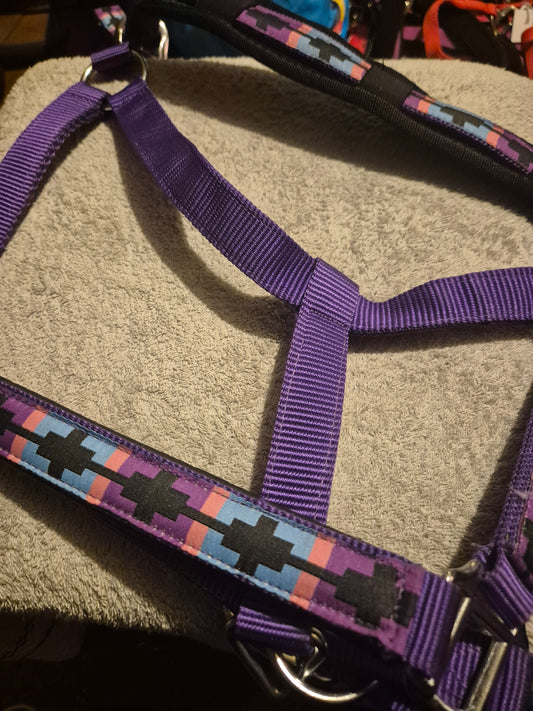 NEW Polo Full Purple Padded Headcollar (8)