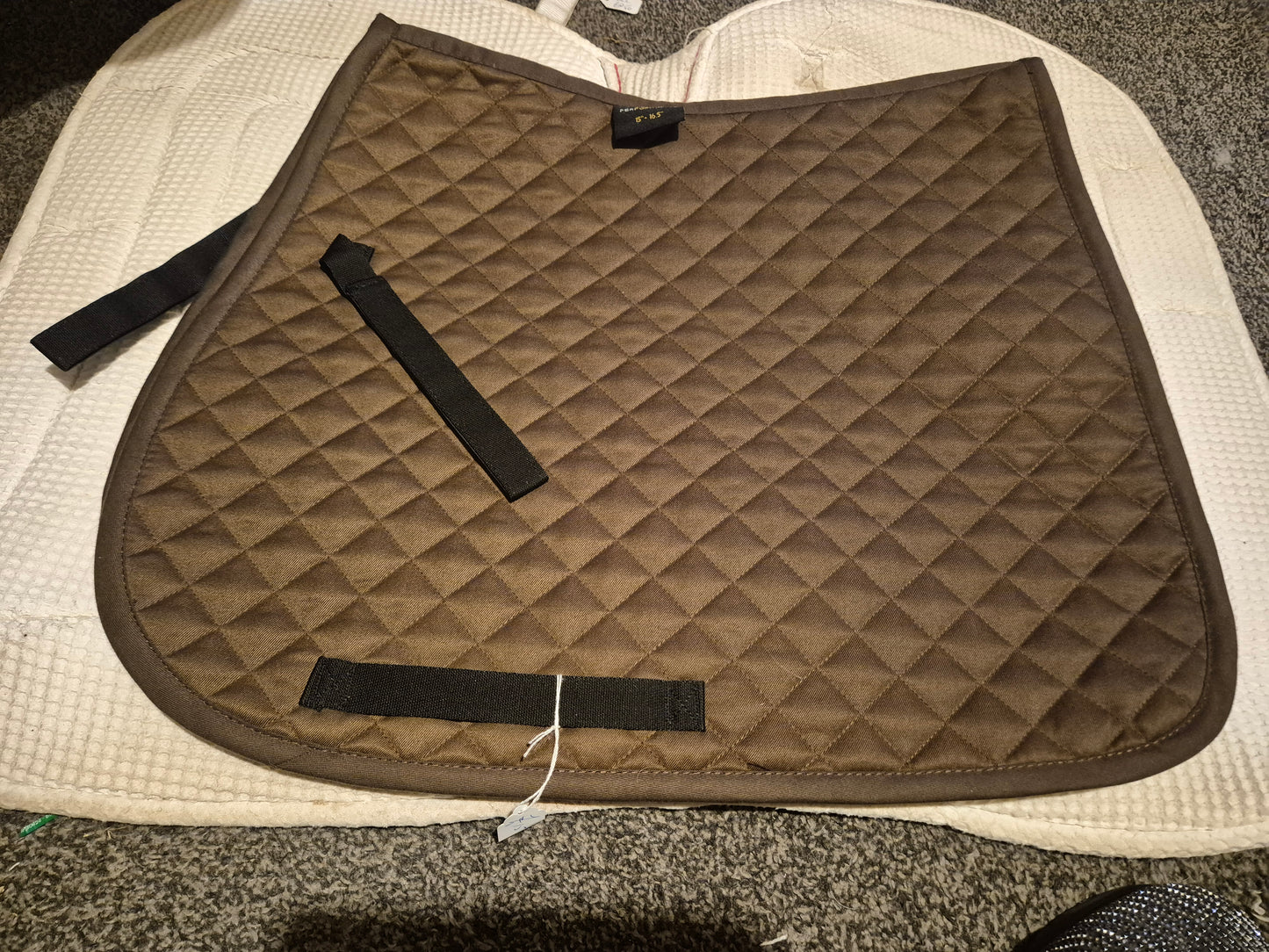 New Shires Performance 15"-16.5" Brown Saddlecloth (62)
