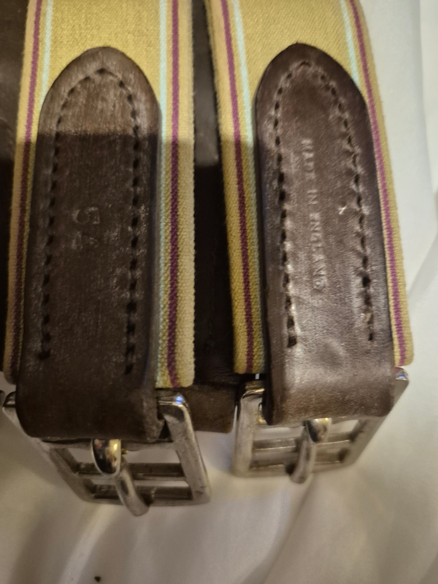 New 54" English Leather Girth (21)