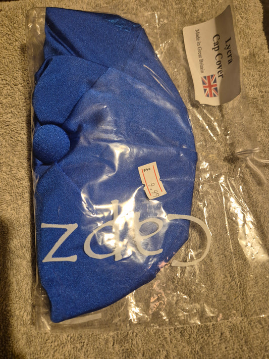 Capz Lycra Cap Cover - Blue (10)