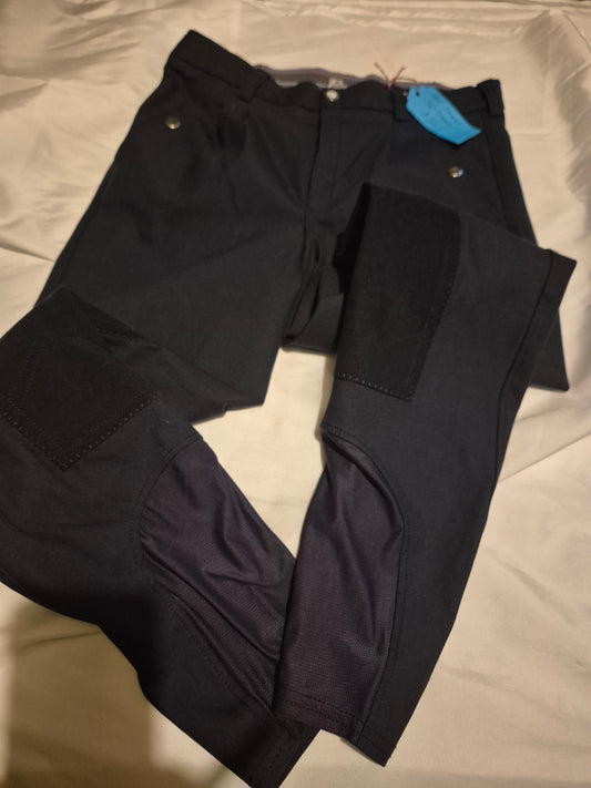 New Mens Shires Performance Navy 32" Breeches (32)
